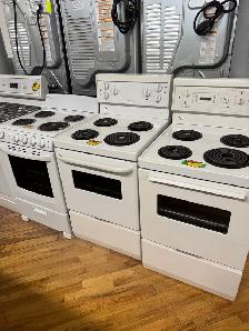 White glass top and coil top stoves - Photo 4