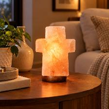 Himalayan Salt Lamp Cross - Photo 2