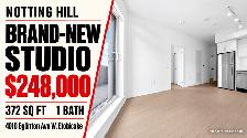 $248K Brand-New Studio Assignment | Notting Hill, Etobicoke
