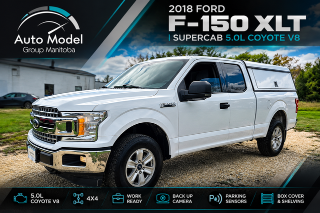 2018 Ford F-150 XLT SUPERCAB 5.0L /REAR BOX COVER/SHELVES/CLEAN