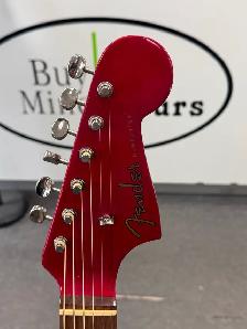 Fender Newporter Player Acoustic-Electric Guitar Midnight Wine - Photo 3
