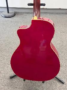 Fender Newporter Player Acoustic-Electric Guitar Midnight Wine - Photo 5