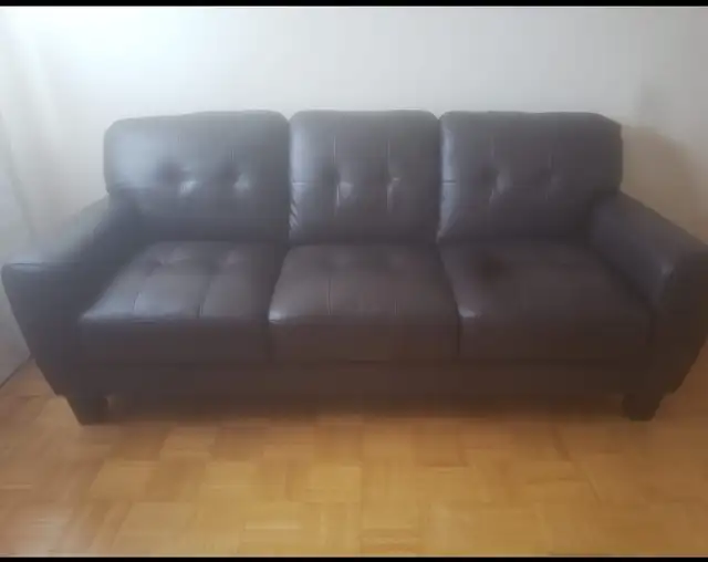 GENUINE LEATHER COUCH