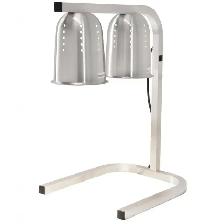 Omcan Two Bulb Commercial Portable Heat Lamp Display Warmer