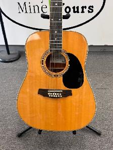 Denver 12 String Acoustic Guitar - Photo 6