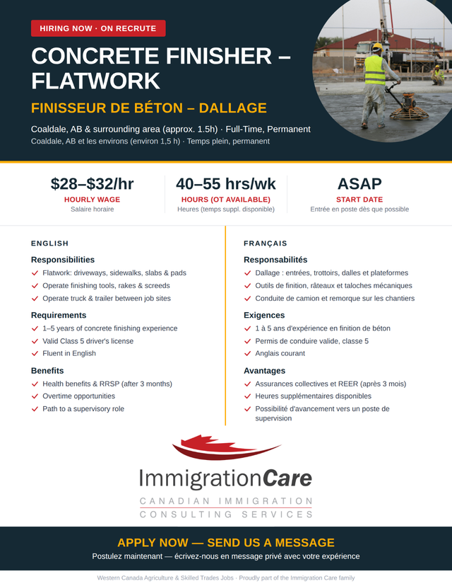 Concrete Finisher - Flatwork