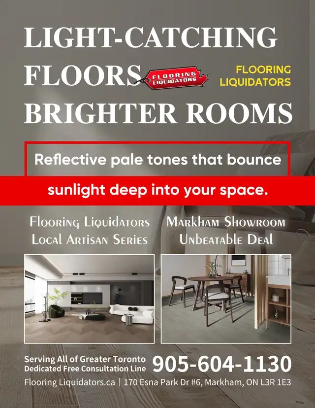 ✨ Light-Coloured Flooring | Brighten Your Room | Markham