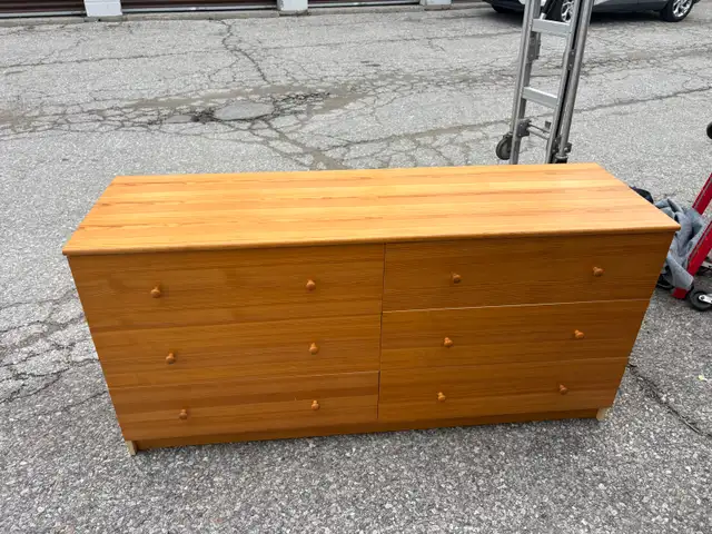 Free delivery used Six-Drawer Pine Dresser
