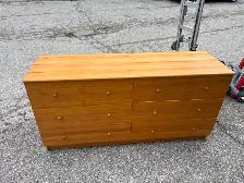 Free delivery used Six-Drawer Pine Dresser - Photo 2