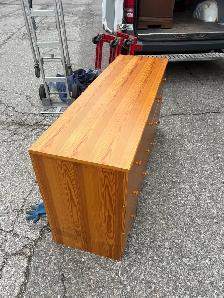 Free delivery used Six-Drawer Pine Dresser - Photo 6