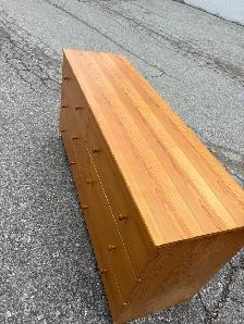 Free delivery used Six-Drawer Pine Dresser - Photo 7