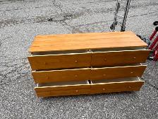 Free delivery used Six-Drawer Pine Dresser - Photo 8