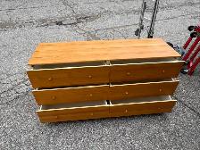 Free delivery used Six-Drawer Pine Dresser - Photo 9