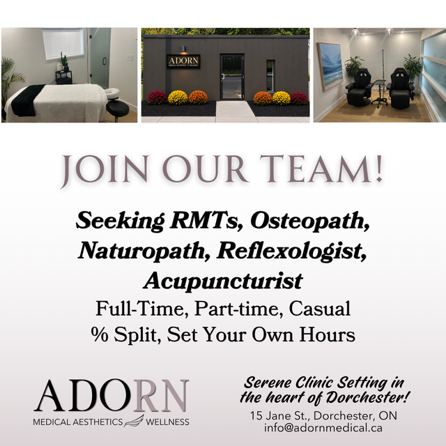 Seeking RMTS, Osteopath, Naturopath, Reflexologist, Acupunturist