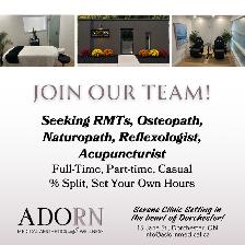 Seeking RMTS, Osteopath, Naturopath, Reflexologist, Acupunturist