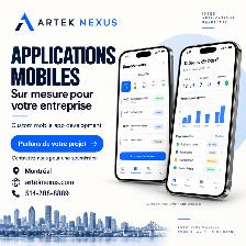 Apps mobiles | Mobile App Development Montréal – Artek Nexus