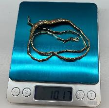 Tri-color Gold Necklace 10k - Photo 5