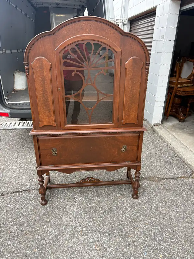 Free delivery antique Vintage Wooden Hutch Cabinet