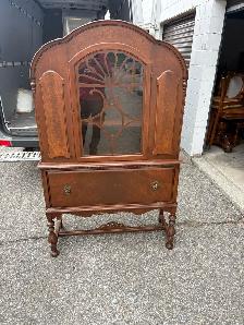 Free delivery antique Vintage Wooden Hutch Cabinet