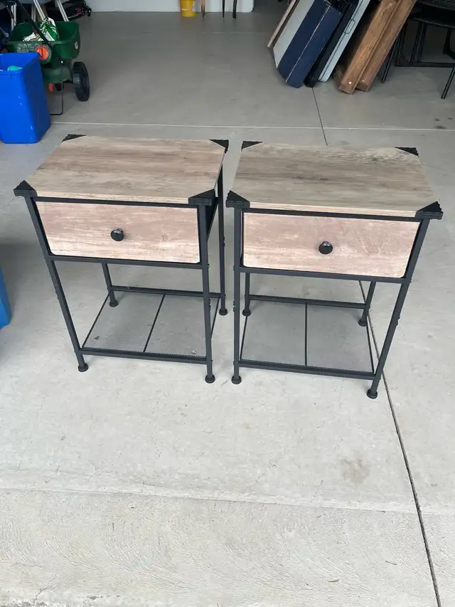 Bedroom end tables