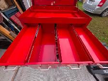 Mastercraft Full Depth 12 Drawers Red/Black Tool Chest USA Made1 - Photo 2