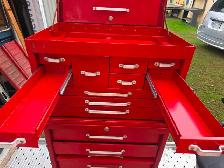 Mastercraft Full Depth 12 Drawers Red/Black Tool Chest USA Made1 - Photo 4