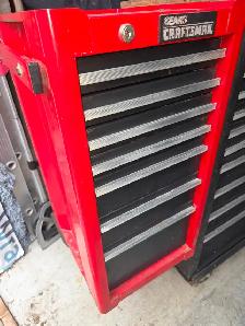 12 Drawer Craftsman Rolling Toolbox Tool Chest & 2 Side Cabinets - Photo 9