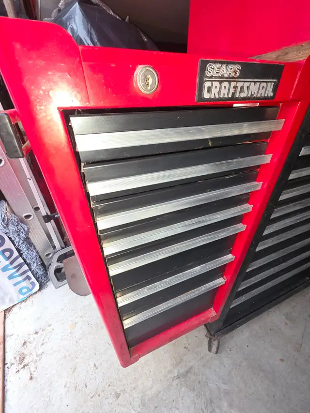 Craftsman 7 Drawers Side Toolbox Tool Cabinet
