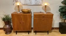 Mid century modern. Vintage. 2 lampes IKEA KVINTOL / Buffet TEAK - Photo 4