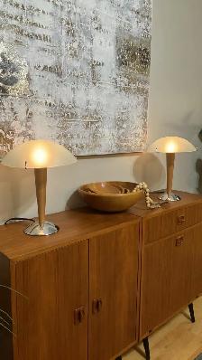 Mid century modern. Vintage. 2 lampes IKEA KVINTOL / Buffet TEAK - Photo 10