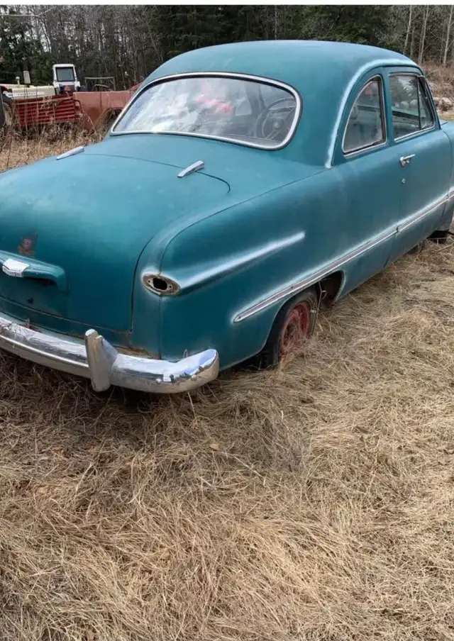 1949 Ford Coupe and 1950 Ford 4 door