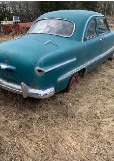 1949 Ford Coupe and 1950 Ford 4 door