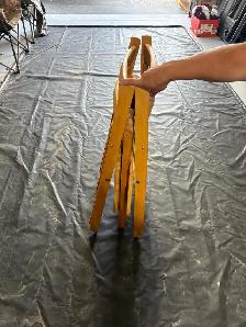 Folding wooden bistro set - Photo 4