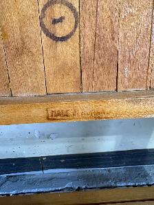 Folding wooden bistro set - Photo 5