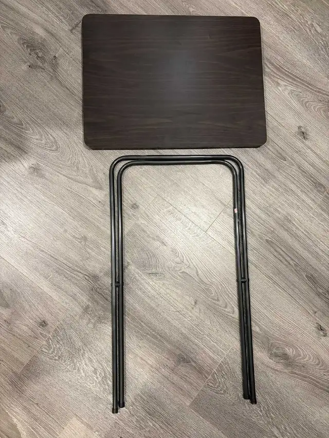 Dark Espresso Folding TV Tray Table – Great Condition