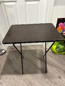 Dark Espresso Folding TV Tray Table – Great Condition - Photo 4