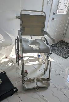 Invacare Aquatec Ocean Ergo Shower Commode Chair - Photo 2