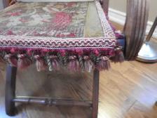 Antique victorian folding deck carpet chair 1890-1910 - Photo 6