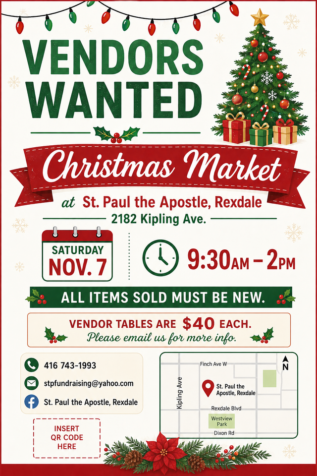 Vendors Wanted for Christmas Market