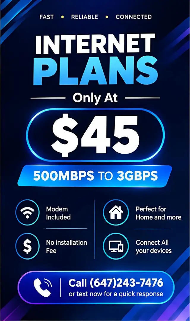 Home Internet From $45