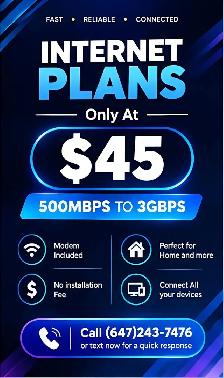 Home Internet From $45
