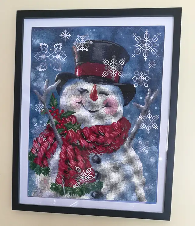 Snowman Diamond Dotz NEW