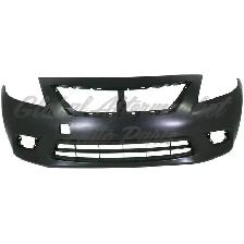 Nissan Versa Sedan 2012-2014 Bumper Front Primed Exclude S Plus - Photo 2