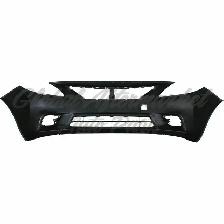 Nissan Versa Sedan 2012-2014 Bumper Front Primed Exclude S Plus - Photo 3