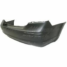 Nissan Versa 2008-2009 Bumper Rear W/Spoiler Hole Primed Sdn - Photo 2