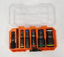 (9926896) Klein Tools 65618 SAE 8 Piece Heavy Duty Impact Soc...