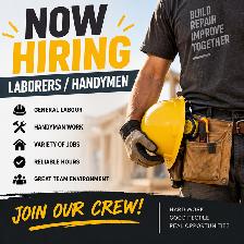 Laborer / Handyman Wanted – York Region