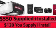 setup install for garage door opener