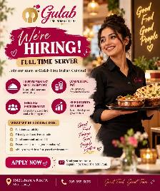 Hiring Full Time Server (Clarkson, Mississauga)