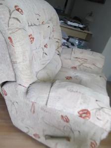 Fauteuil berçant, inclinable et sur base pivotante de marque EL